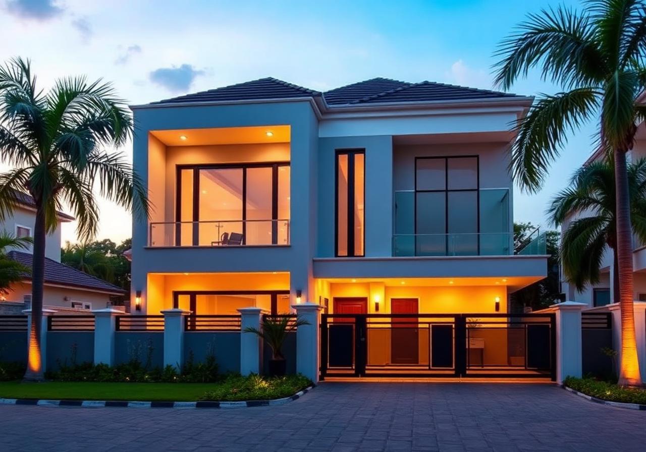 4-Bedroom Modern Duplex